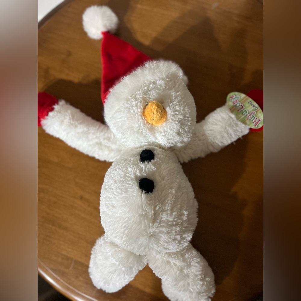 GANZ "Hug-a-Longs" Snowman plush toy - NWT - Picture 4 of 10